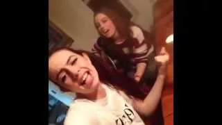 Dani Cimorelli and Amy Cimorelli Singing Their Original Song, "Don't Think About It"