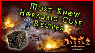 Diablo 2 Resurrected - Horadric Cube Recipes Guide, Which are good and which SUCK!!!