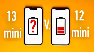 iPhone 13 mini vs 12 mini battery drain test - how much the mini has improved?