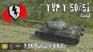 TVP T 50/51  |  9,8K Damage 4 Kills  |  WoT Blitz Replays