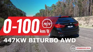 2020 Alpina B5 Biturbo 0-100km/h & engine sound