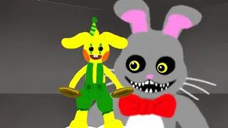 Mr. Hopp and Bunzo Bunny | Mr. Hopp's Playhouse 2 and Poppy Playtime Chapter 2 Animatiom