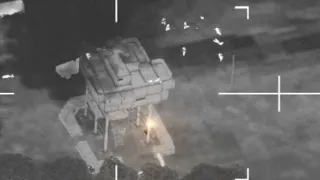 The Missile System is Launched in Destroys Enemy Military Barracks