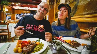 Bus de COLONIA a MONTEVIDEO, Uruguay 🚌 + Comiendo Carne Uruguaya a la Parrilla (Entrecot)