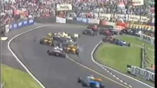 1986-Brands Hatch-Start & crashes at first turn