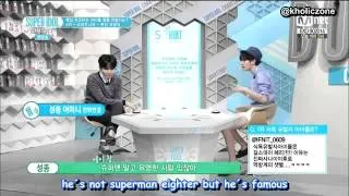 ENG SUB 140926 Super Idol Chart Show SungJong called his mom