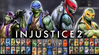 Injustice 2: Final Roster Amazing Or Bad? Rating Each Character Including DLC-Ninja Turtles Gameplay