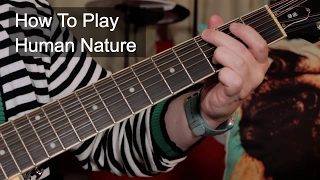 How to Play: 'Human Nature' Michael Jackson Acoustic Guitar Lesson