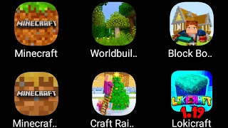 Minecraft VS Lokicraft 1.19 VS WorldBuild New MAXICRAFT VS block box maxi VS Other Minecraft Copys