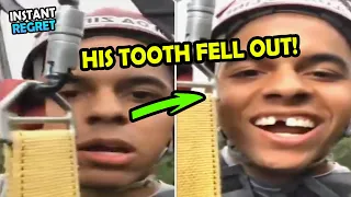 HIS TOOTH FELL OUT! 🦷🔥😂 | INSTANT REGRET COMPILATION #1