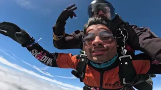 Soaring above the Swiss Alps - My First Skydive dive