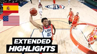 USA vs SPAIN EXHIBITION | FULL GAME HIGHLIGHTS