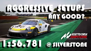 ARE AGGRESSIVE SEATUPS ANY GOOD ? | Assetto Corsa Competizione | Hotlap 1:56.781 | Silverstone