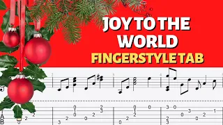 Joy To The World Fingerstyle Guitar Tab - FREE Tab Download