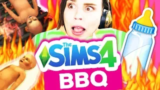 The Sims 4 BBQ Babies *terrifying*