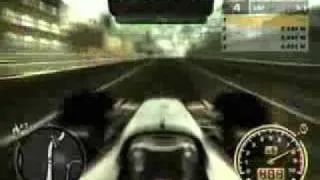 Need For Speed Most Wanted with a Formula 1 car