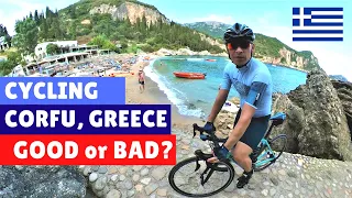 How is road cycling in Corfu, Greece ? 3 cycling routes + things to do and see in this Greek island