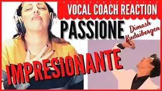 ▶️ Vocal coach REACCIONA a  DIMASH Kudaigerben | PASSIONE |  es esto NORMAL?