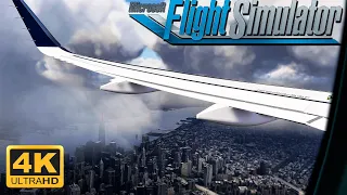 Microsoft Flight Simulator 2020 *LA GUARDIA EXPRESSWAY APPROACH A320* | 4K Graphics