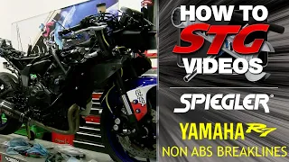 How To Install The Spiegler Yamaha R7 NON ABS Front & Rear Brake Line Kits