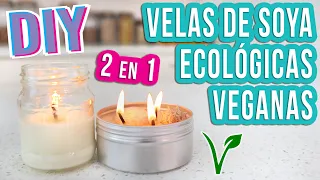 VELAS DE SOYA - DIY - ECOLÓGICAS Y VEGANAS - Mixi
