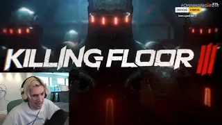 xQc Reacts to Killing Floor 3 Trailer | Gamescom