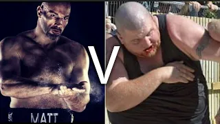 Matt Legg v Big Paul Joyce, who was undefeated in Bare Knuckle, and Boxing at the time.