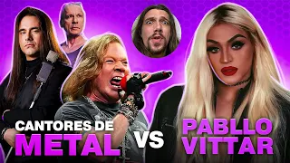 PABLO VITTAR CANTA METAL? PROF. DE CANTO ANALISA (AXL ROSE, ANDRE MATOS, BRUCE...)