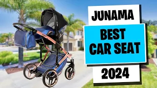 Baby Stroller JUNAMA Diamond Fluo Line vs Car Seat