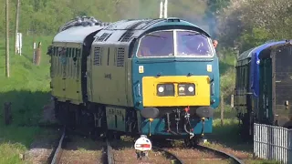 Swanage Railway Diesel Gala 10/05/2024. Featuring 50021 being rescued by 33111.