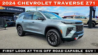 2024 Chevrolet Traverse Z71 2.5L Turbo - First Look at the All New Off Road Tuned Traverse SUV !