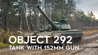 Russia Re-Enlisted Object 292 Tank With 152 mm Cannon