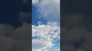 Український винищувач збиває російський літак