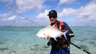 How to Softbait for Bluefin Trevally in a Rarotonga Lagoon