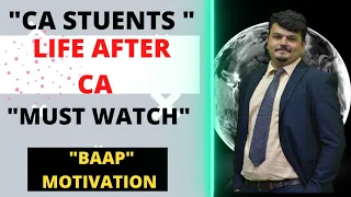 🔥The Life After Becoming CA || Must Watch By Vijay Sarda || CA Motivation