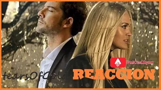 DAVID BISBAL y CARRIE UNDERWOOD, Tears of Gold | REACCION | reaction | #talCualAytor