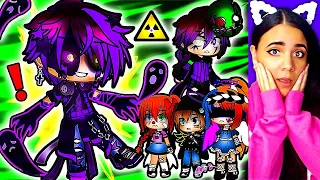 Michael Afton Goes Fully Insane for 24 Hours 😈💜 FNAF Gacha Club Mini Movie Reaction