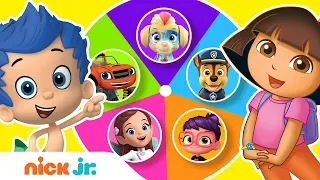 Guess the Missing Colors w/ the PAW Patrol Mighty Pups, Dora & More!🌈 | Color Games | Nick Jr.