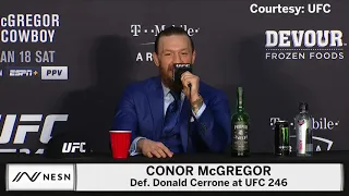 Conor McGregor FULL UFC 246 Post-Fight Press Conference