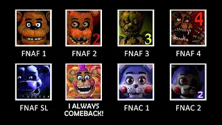 Animatronic Jumpscares FNAF 1-6 & FNAC 1-2