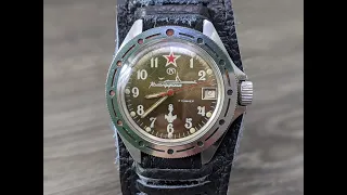 Vostok Komandirskie Military Soviet watch CCCP USSR Wostok Army