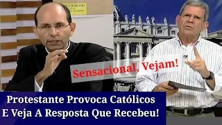 Protestante Provoca Católicos,Vejam a Resposta Que Recebeu.