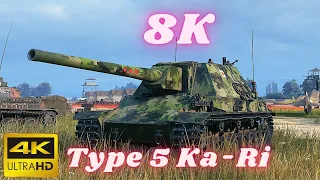 Type 5 Ka-Ri  8K Damage 8 Kills World of Tanks Replays ,WOT tank games