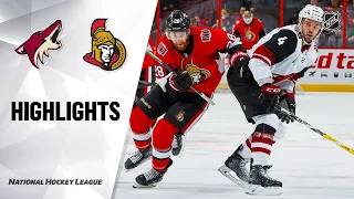 NHL Highlights | Coyotes @ Senators 2/13/20