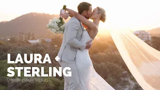 Wedding Sneak Peek Video | Osteria Weddings, Gold Coast. 25 Aug 2023. Laura + Sterling.