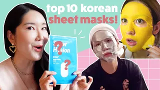 How Kpop idols' keep their skin on point! TOP Sheet Masks at OLIVE YOUNG!