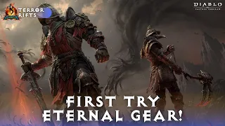 Diablo Immortal - Terror Rifts | First Try, Eternal Gear!