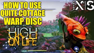 How to Use Quite Cottage Warp Disc HIGH ON LIFE Use Quite Cottage Warp Disc | High On Life Game Xbox