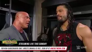 roman reigns is tired of brock lesnar s disrespect raw april 2 2018 h264 62