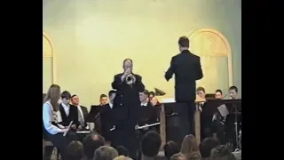 Отчётный концерт отдела духовых и ударных инструментов I МОМУ, 2001 г.